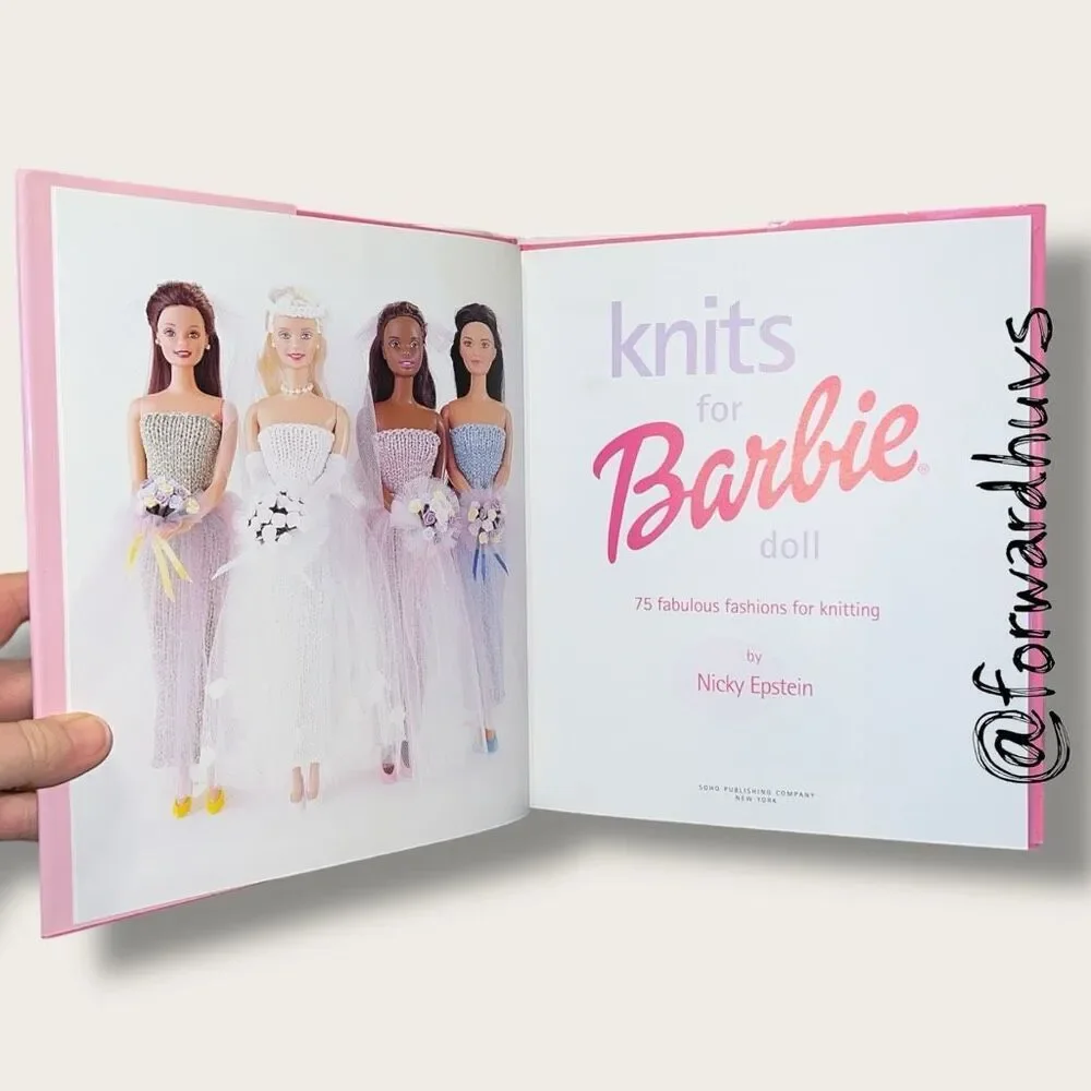Knits for Barbie Doll – 75 Fabulous Fashions – Hardcover – First Edition